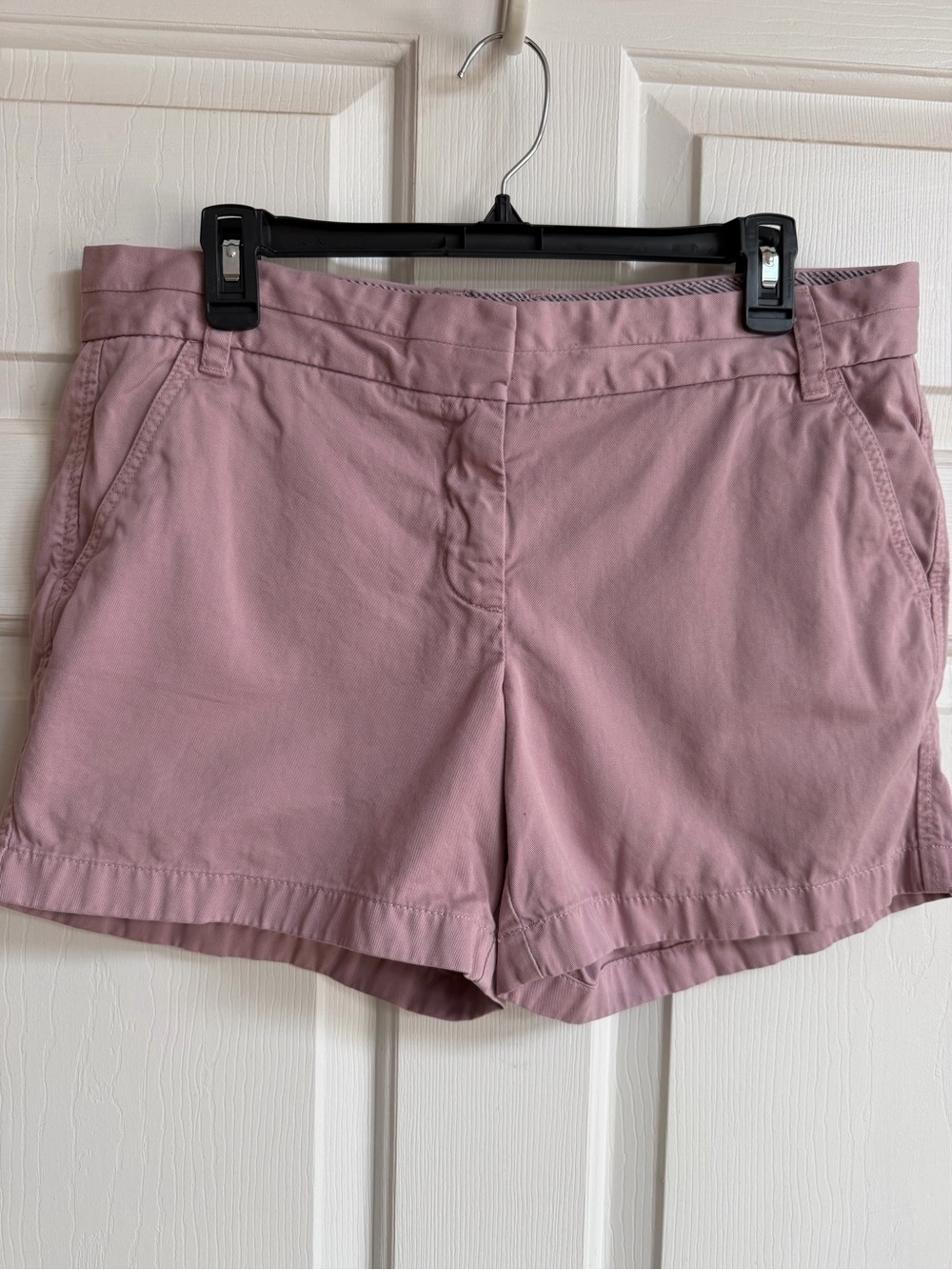 J. Crew Cotton Bermuda Shorts in Light Purple